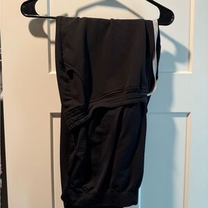 Figs Black Maternity Jogger Scrub Pants